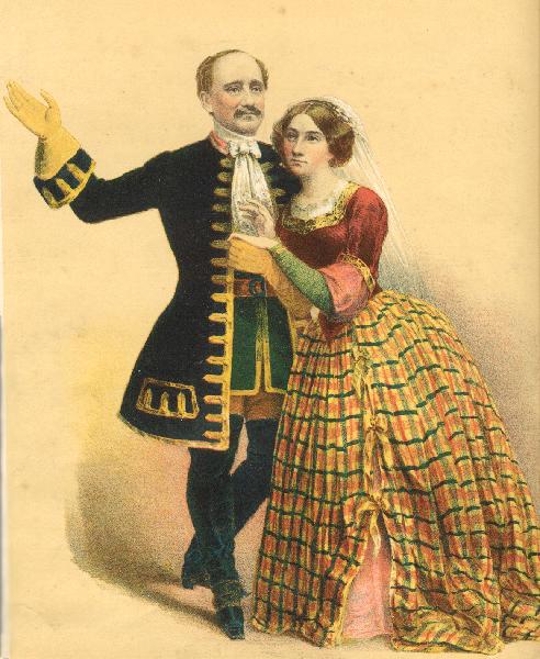 Lorenzo Salvi in Lucia di Lammermoor with Angiolina Bosio 