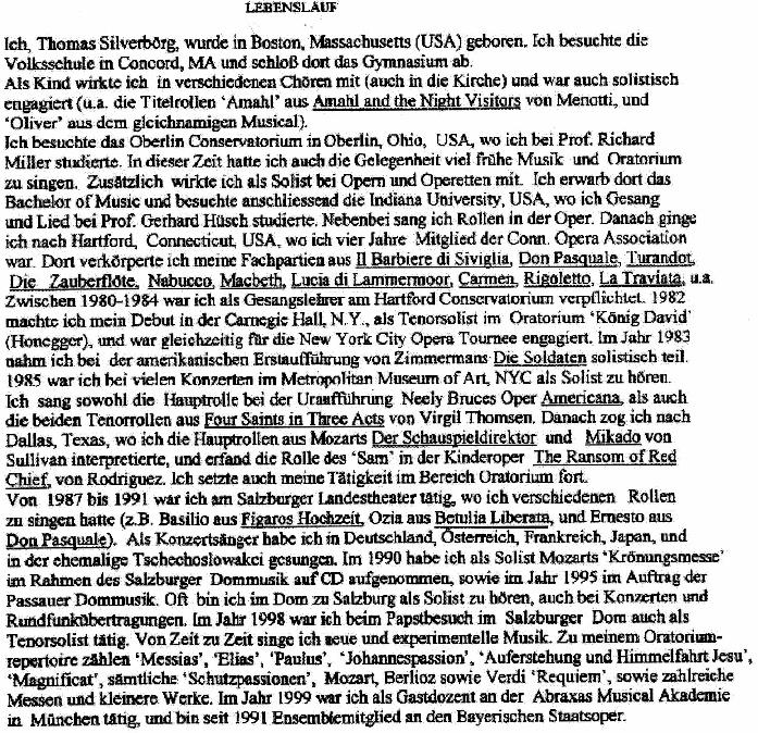 Picture of Thomas Silverbörg's CV