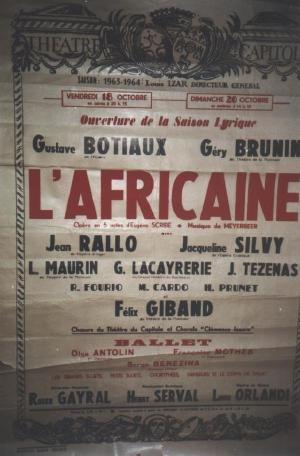 L’Africaine in Toulouse