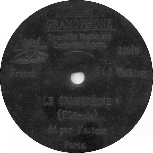 Picture of Dérode's label