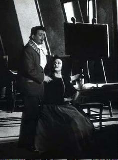 Picture of Georges Liccioni in La Bohème at La Monnaie in Brussels in 1962