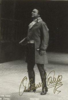 Picture of Alain Vanzo as Werther