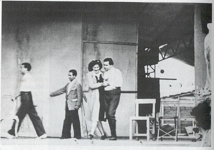 Picture of Loudovikos Kourousopoulos in Tosca with Callas 1942