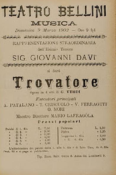 Picture of Giovanni Davi's poster