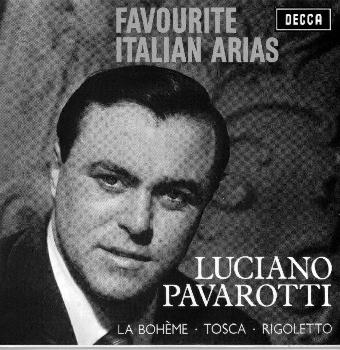 Picture of Pavarotti's first record