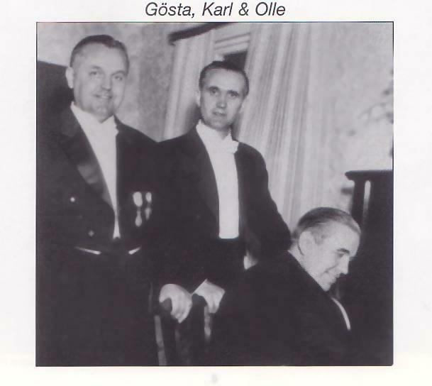 Picture of Gösta, Karl, & Olle Bjoerling
