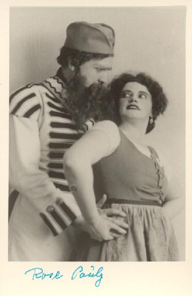 Picture of Gunnar Graarud with Rose Pauly in Wozzeck