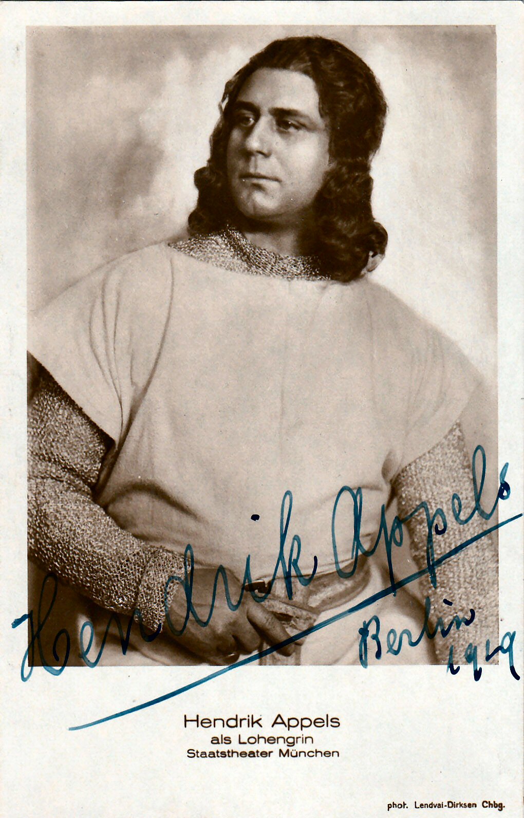 Picture of  Hendrik Appels as Lohengrin