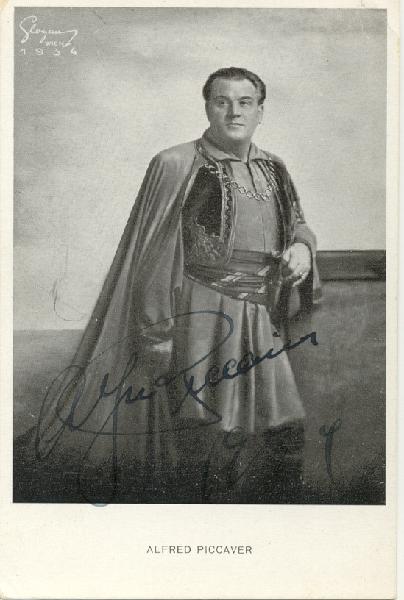 Picture of Alfred Piccaver in La Gioconda