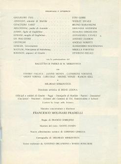 Picture of Guillaume Tell program 