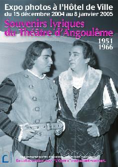 Picture of Robert Gouttebroze with Jacques Doucet in Faust in Angoulême 1959 
