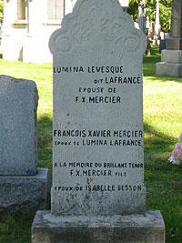 Picture of François-Xavier Mercier's tomb