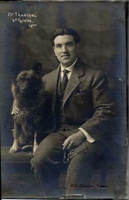 Picture of Antonin Trantoul with dog