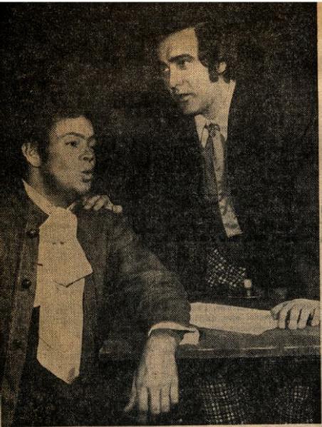 Picture of Nicola Cencherle as Rodolfo with Hans van Heerden (Marcello)