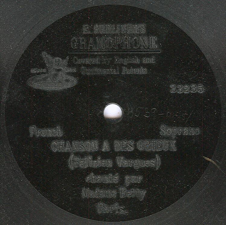 Picture of Madame Betty's label
