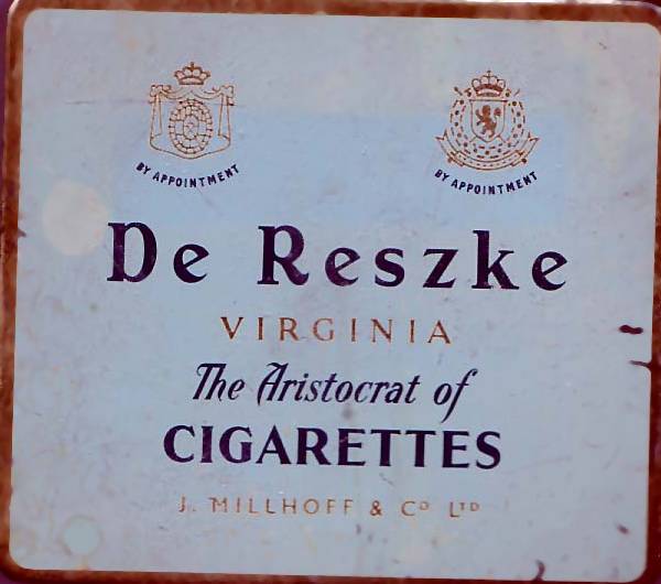 Picture of de Reszke's cigarettes 