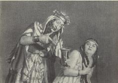 Picture of Ivan Vasilyvich Ershov  as Herodes with V. K. Pavlovskaya 1923-4