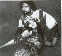 Picture of Yuri Stepanovich Kiporenko-Domansky as Samson with K. Kopyova