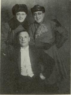 Picture of Nikolay Konstantinovich Pechkovsky in Led i stal with P. P. Bolotin and V. A. Dranishnikov