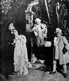 Picture of Leonid Vitalyevich Sobinov in Don Paquale with Ruffo, Pini-Corsi and Storchio