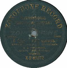 Picture of A. A. Georgievsky's record label (Zonophone)