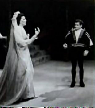 Picture of Tony Poncet la Favorite 31 March 1969 with Viorica Cortez