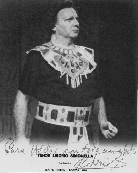 Picture of Liborio Simonella in Aida